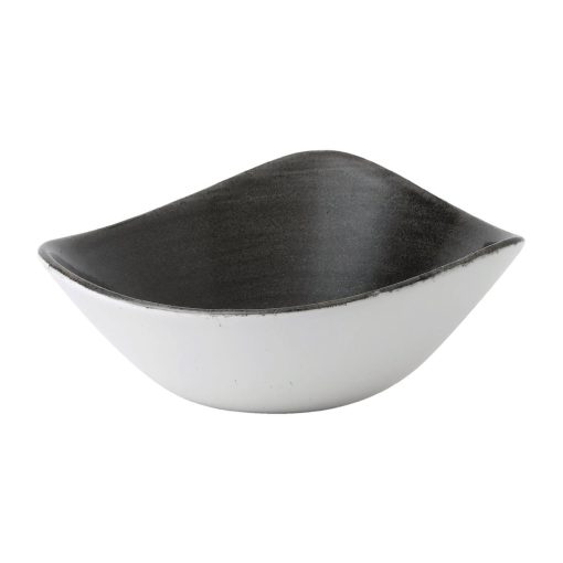 Churchill Stonecast Patina Lotus Bowl Iron Black 178mm Pack of 12 (FD870)