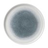 Churchill Raku Walled Plates Topaz Blue 260mm Pack of 6 (FD887)