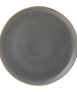Dudson Evo Granite Flat Plate 250mm Pack of 6 (FE304)