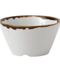 Dudson Harvest Natural Sauce Dish 80mm x 40mm Pack of 12 (FE380)