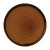 Dudson Harvest Brown Walled Plate 260mm Pack of 6 (FE387)