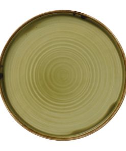Dudson Harvest Green Walled Plate 260mm Pack of 6 (FE395)