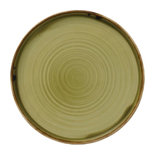 Dudson Harvest Green Walled Plate 260mm Pack of 6 (FE395)