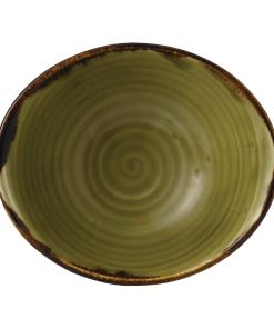 Dudson Harvest Green Deep Bowl 172 x 146mm Pack of 6 (FE396)