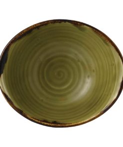 Dudson Harvest Green Deep Bowl 200 x 168mm Pack of 6 (FE397)