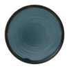 Dudson Harvest Blue Walled Plate 220mm Pack of 6 (FE398)