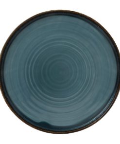 Dudson Harvest Blue Walled Plate 260mm Pack of 6 (FE399)