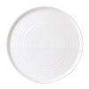 White Walled Plate 10 3-4  Box 6 (FE944)