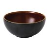 Churchill Super Vitrified Nourish Tokyo Black Deep Bowl 26oz Box 6 (FE947)