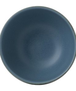 Churchill Super Vitrified Nourish Oslo Blue Deep Bowl 26oz Box 6 (FE948)