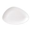 Isla White Chefs Triangle Plate 12 x 8 Box 6 (FE995)