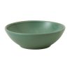 Churchill Super Vitrified Nourish Andorra Green Shallow Bowl 9oz Box 12 (FJ711)