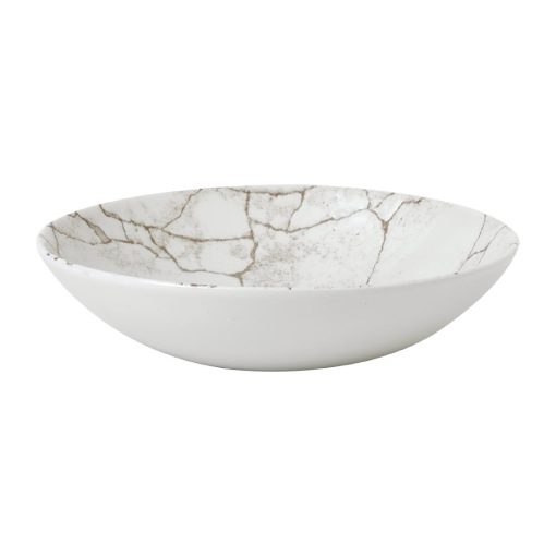 Studio Prints Kintsugi Agate Grey Coupe Bowl 15oz Box 12 (FJ804)