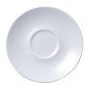 Vellum White Espresso Saucer 4 1-2  Box 12 (FJ838)