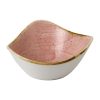 Stonecast Petal Pink Triangle Bowl 9oz Pack of 12 (FJ907)