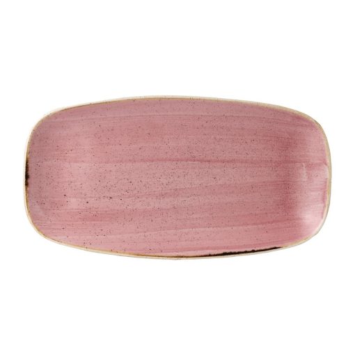 Stonecast Petal Pink Chefs Oblong Plate No- 4 13 7-8 x 7 3-8  Box 6 (FJ909)