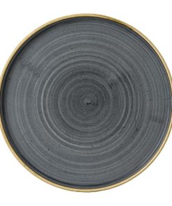 Stonecast Blueberry Walled Plate 10 1-4  Box 6 (FJ912)