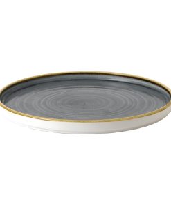 Stonecast Blueberry Walled Plate 10 1-4  Box 6 (FJ912)