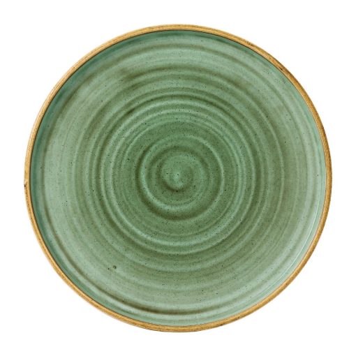 Stonecast Samphire Green Walled Plate 10 1-4  Box 6 (FJ914)