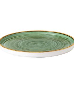 Stonecast Samphire Green Walled Plate 10 1-4  Box 6 (FJ914)