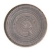 Stonecast Peppercorn Grey Walled Plate 10 3-4  Box 6 (FJ918)