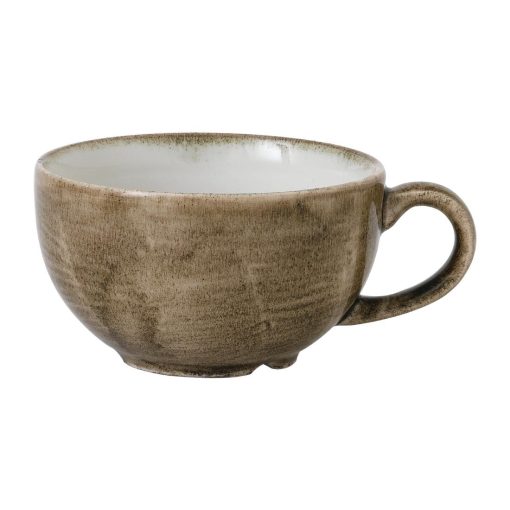 Stonecast Patina Antique Taupe Cappuccino Cup 8oz Pack of 12 (FJ921)
