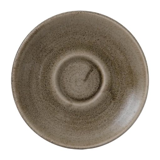 Stonecast Patina Antique Taupe Saucer 6 1-4  Pack of 12 (FJ925)