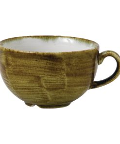 Stonecast Plume Olive Cappuccino Cup 12oz Pack of 12 (FJ937)