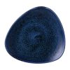 Stonecast Plume Ultramarine Triangle Plate 9  Pack of 12 (FJ949)