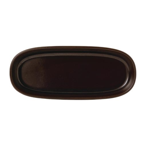 Churchill Emerge Cinnamon Brown Tray 230 x 95mm Pack of 6 (FR007)