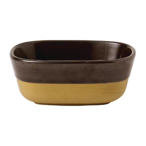 Churchill Emerge Cinnamon Brown Dish 120 x 90mm Pack of 6 (FR008)