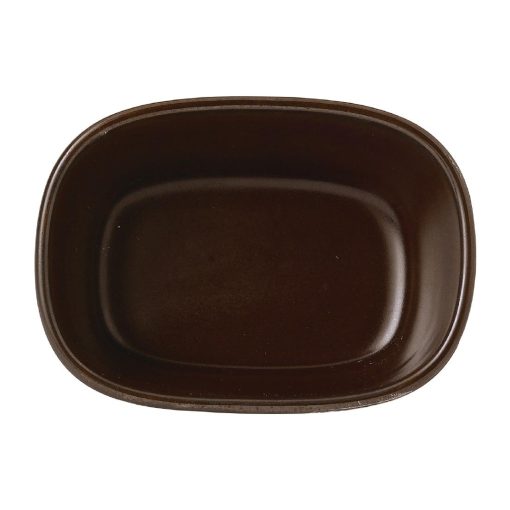 Churchill Emerge Cinnamon Brown Dish 120 x 90mm Pack of 6 (FR008)