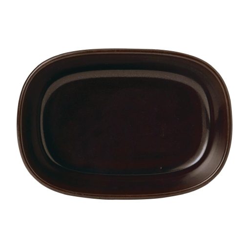 Churchill Emerge Cinnamon Brown Dish 170 x 120mm Pack of 6 (FR009)