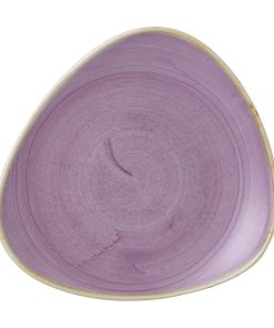 Churchill Stonecast Lavender Lotus Plate 228mm Pack of 12 (FR025)