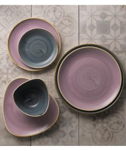 Churchill Stonecast Lavender Lotus Plate 228mm Pack of 12 (FR025)