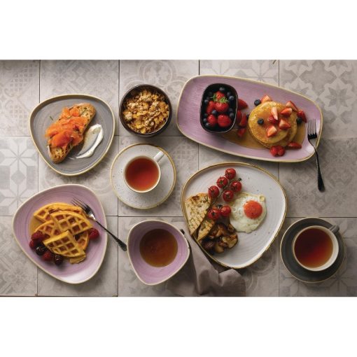 Churchill Stonecast Lavender Chefs Oblong Plate 298 x 152mm Pack of 12 (FR028)