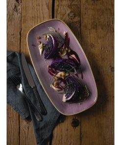 Churchill Stonecast Lavender Chefs Oblong Plate 298 x 152mm Pack of 12 (FR028)