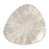 Churchill Stone Agate Grey Lotus Plate 228mm Pack of 12 (FR050)