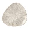 Churchill Stone Agate Grey Lotus Plate 177mm Pack of 12 (FR051)