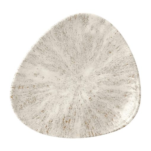 Churchill Stone Agate Grey Lotus Plate 177mm Pack of 12 (FR051)
