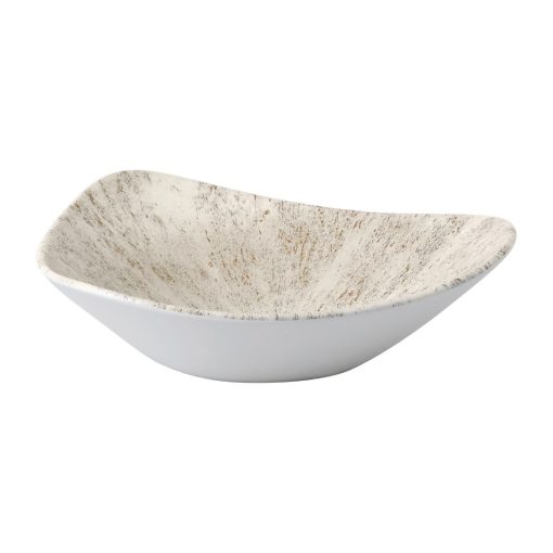 Churchill Stone Agate Grey Lotus Bowl 228mm Pack of 12 (FR052)