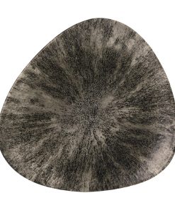 Churchill Stone Quartz Black Lotus Plate 177mm Pack of 12 (FR056)