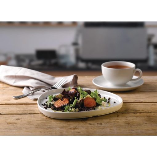 Churchill White Triangle Walled Chefs Plate 200mm Pack of 6 (FR071)