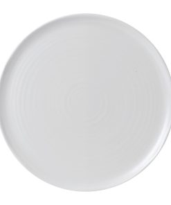 Dudson White Organic Coupe Flat Plate 317mm Pack of 6 (FR077)