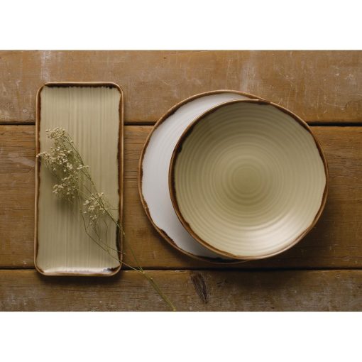 Dudson Harvest Natural Organic Coupe Flat Plate 317mm Pack of 6 (FR081)