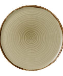 Dudson Harvest Linen Organic Coupe Flat Plate 317mm Pack of 6 (FR085)