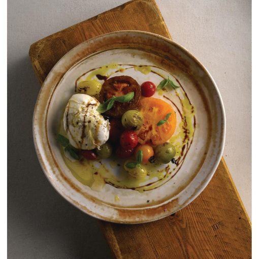 Dudson Sandstone Organic Coupe Plate 228mm Pack of 12 (FR099)