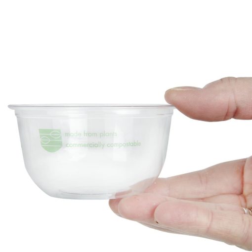 Vegware 96-Series Compostable PLA Deli Pots 8oz Pack of 1000 (FS171)