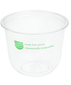 Vegware 96-Series Compostable PLA Deli Pots 12oz Pack of 1000 (FS173)