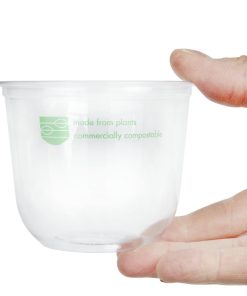 Vegware 96-Series Compostable PLA Deli Pots 12oz Pack of 1000 (FS173)